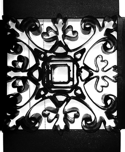 Σχέδιο και καλούπι για χειροποίητο πλακάκι