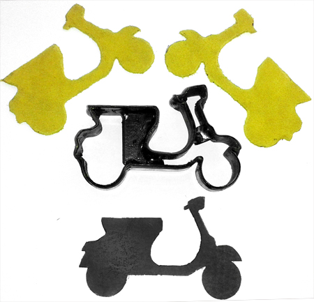 Vespa Mold for Keychain